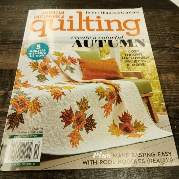 American Patchwork & Quilting Magazine October 2022 Quilt Patterns - Picture 1 of 5